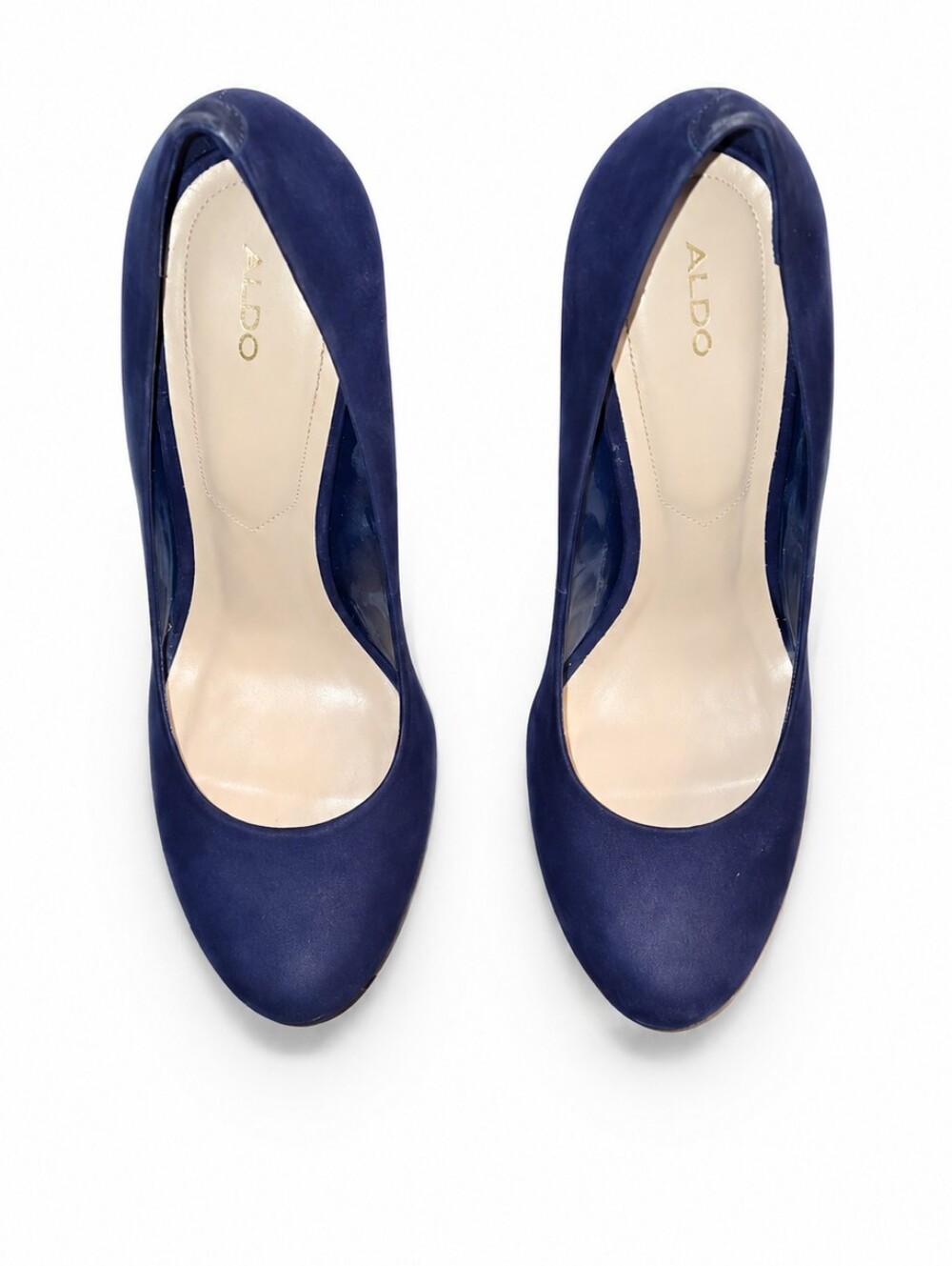 ALDO Kassandra Navy Blue Platform Pumps Stiletto Heels - Size 10 - Picture 6 of 10